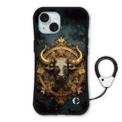 [iPhone11 Pro Max] iPhone13 Pro ケース 耐衝撃 保護ケース i-coronケース カラビナストラップ付 スマホケース iPhone13 Pro 13 Mini iPhone15 14 12 11 XR ケース スマホカバー ウシ