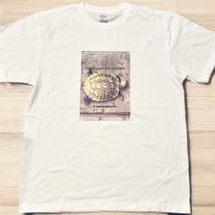 ミシシッピアカミミガメプリントTシャツXL白 ミドリガメ半袖Tシャツ