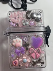 デコ775♡スケルトンケース♡小物入れ♡シガレットケース♡デコケース♡ デコ775♡スケルトンケース♡小物入れ♡シガレットケース