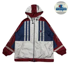 Champion チャンピオン Zi-upHoodie ジップアップパーカー 80s JASPOタグ 日本製 EmbroideredLogo 刺繍ロゴ Polyester ポリエステル ドローコード Red レッド Navy ネイビー Gray グレー M