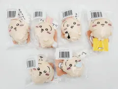 【小牧店】ちいかわ　うさぎだらけくじ　Ｅ賞　ぬいぐるみバッジ　全6種　コンプリートセット② ／※ばら売り不可【S722-1763】