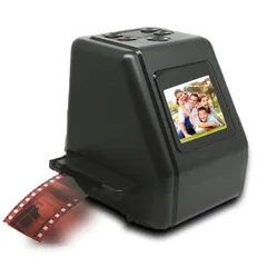 フィルムおよびスライド スキャン、オールインワン フィルム & スライド スキャナー、35mm 135 110 126 および Super 8 フィルム/スライド/ネガをデジタル JPG 写真に変換、内蔵 128MB メモリ、2 LCD スクリーン