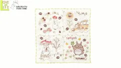 ツジ 【送料無料】【スタジオジブリ】【となりのトトロ】ミニタオル【自然の四季】【メイ】【宮崎駿】【ジブリ】【トトロ】【アニメ】【映画】【タオル】【グッズ】【贈り物】