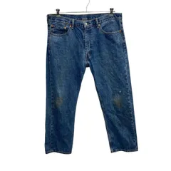 Levi's 505 デニムパンツ W38 ブルー リーバイス ジップアップ アメカジ ジーンズ デニム コットン ビッグサイズ 2510-251