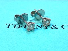 Tiffany&Co. ティファニー Pt950 ダイヤモンド ピアス プラチナ 1.1g レディース