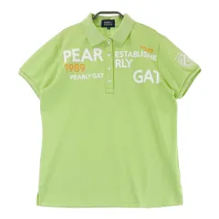 サイズ：2 PEARLY GATES パーリーゲイツ  半袖ポロシャツ  グリーン系 [240101447016] ゴルフウェア レディース ストスト