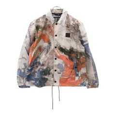 DIESEL (ディーゼル) B-COACH-OUT ラバーワッペン 総柄プリントコーチジャケット マルチ A15988