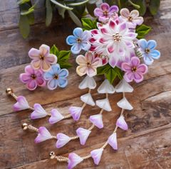 囲み】6062 つまみ細工 髪飾り 成人式 七五三 入学 卒業 - メルカリ