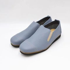 Figurino フィグリーノ mer0321 23.5cm ベビーブルー ブルー スリッポンシューズ 日本製 本革 SP101