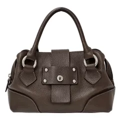 【美品】MAURO GOVERNA マウロゴヴェルナ　ハンドバッグ　肩掛けバッグ マウロ ゴヴェルナ レザーショルダーバッグ | ライトアップ
