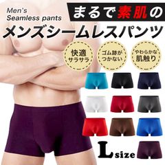 メンズ パンツ 下着 ボクサー ブリーフ シームレス インナー アンダーウェア 男性 還暦祝い プレゼント 父の日 下着 ボクサーブリーフ ボクサーパンツ ギフト Lサイズ