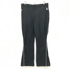 【美品】キャロウェイ パンツ 黒×白 防風 サイドパイピング 裏地付 WINDSPORT ウエスト調節紐付 メンズ L ゴルフウェア Callawayのサムネイル