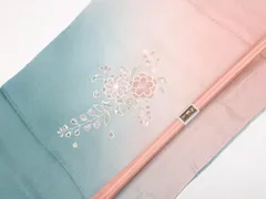 【一輝堂】リサイクル着物 和装小物 帯締め 帯揚げ セット 帯締 帯揚 暈し 刺繍 花文 平組 25w07-8955