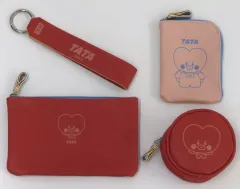 【中古】雑貨 TATA(ブイ) たっとん ベビー トラベルマルチケース3点セット 「BT21」