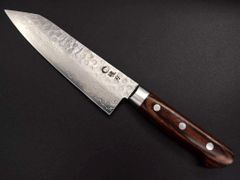 左白本霞片刃牛刀２１０ミリ水牛八角柄 銀3鋼梨地割り込み牛刀210mm 水牛八角柄 - メルカリ