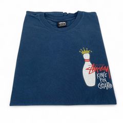 STUSSY ステューシー 24AW KINGPIN TEE PIGMENT DYED NATURAL Tシャツ NVY