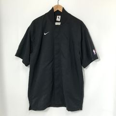 NIKE × FEAR OF GOD 半袖 ナイロンジャケット CU4686-010 ウォームアップトップ ロゴ カジュアル 古着 Sサイズ ナイキ アウター A13731◆