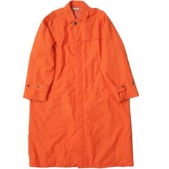 AURALEE オーラリー 日本製 HIGH COUNT CLOTH BATTING LONG COAT ハイカウントクロス バッティングロングコート A7AC01BT 5 オレンジ ステンカラー 中綿 アウター g8105