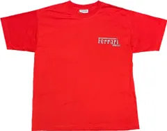 Ferrari GEAR OFFICIAL ロゴプリントTシャツ レッド Lサイズ相当