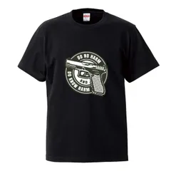 Tシャツ メンズ 半袖 黒 ブラック ピストル 拳銃 グレー ストリート シンプル おしゃれ サバゲー ウッドグリーン(WOOD GREEN)