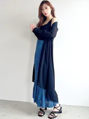 【在庫処分】RESEXXY リゼクシー カーディガン レディース 春 夏 薄手 ロング シアーカーディガン トップス おしゃれ かわいい シンプル シアー素材 透け感 無地 152322932101