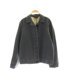 ダナキャランニューヨーク DKNY 比翼デニムジャケット ブルゾン M ダークグレー /DF ■OS ■SHのサムネイル