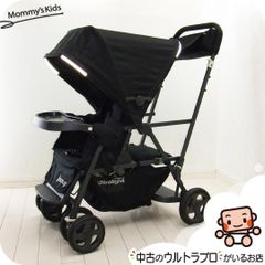 綺麗 二人乗りベビーカー joovy caboose カブース ウルトラライト グラファイト【B.綺麗】