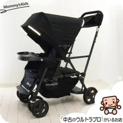 綺麗 二人乗りベビーカー joovy caboose カブース ウルトラライト グラファイト【B.綺麗】