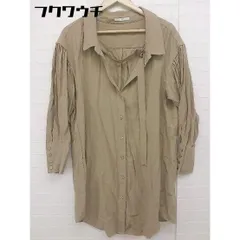 ◇ SLY スライ 長袖 膝丈 ワンピース サイズ2 ベージュ レディース  【中古】 【1106230002421】