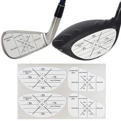 【数量限定】ドライバー シール アイアン ゴルフ練習用品 ショットセンサー ショットセンサー ゴルフ (ドライバー用、アイアン用 ゴルフ 120ショット 各60枚入) ショットマーカー