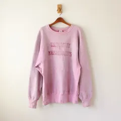 チャンピオン 90s リバースウィーブ スウェット メキシコ製 マサチューセッツ大学 色移り XL （w-1520402）