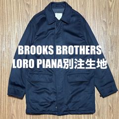 Brooks Brothers Loro Piana別注生地 ハーフコート ネイビー S