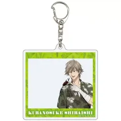 【中古】キーホルダー 白石蔵ノ介 「アクリルキーホルダー 新テニスの王子様 01.ボタニカルver. 描き下ろしイラスト」