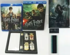 【中古】洋画Blu-ray Disc ハリー・ポッターと死の秘宝 PART2 ブルーレイ ＆ DVDセット スペシャル・エディション(4枚組)+ホグワーツブックマーク(木製ケース入り)セット[Amazon.co.jp限定/完全数量限定]