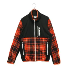 中古 メンズ ジャックバニー Jack Bunny!! ブルゾン 6(LL) 黒×赤 裏地付き 防風 チェック柄