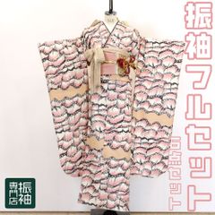 振袖フルセット 6点セット  ツモリチサト tsumori chisato おしゃれ かわいい レース ミックスコーデ 【振袖・袋帯・帯締め・帯揚げ・重衿・長襦袢】 _ 成人式 はたちのつどい 二十歳 晴れ着 振り袖 高級 前撮り lp006_5067
