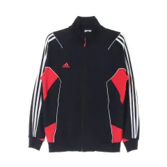 L adidas(アディダス) Climalite 黒 レッド トラックトップス ジップアップジャケット