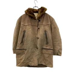 50s 60s カナディアンコート ムートン貼り L~XL カスタム フランス