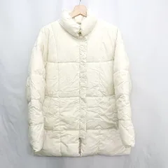 ◇ ⊇ AMERICAN HOLIC スタンドカラー 長袖 中綿ジャケット サイズM ホワイト系 アイボリー系 メンズ E  【1410290035986】