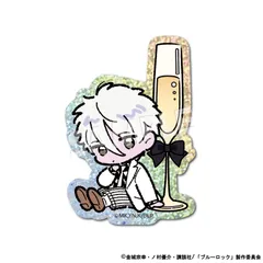 【新品/公式】ブルーロック_ザ・バブル・ジェネレーション グリッターステッカー 凪誠士郎 公式グッズ colleize