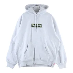 SUPREME (シュプリーム) 23AW Box Logo Hooded Sweatshirt カモフラ ボックスロゴフーディー プルオーバースウェットパーカー グレー