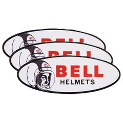 ステッカー3枚セット #100 BELL HELMETS  ベル モーターサイクル系 アメリカン雑貨