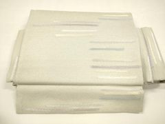 新品 未使用】⑭ 本手織 絽名古屋帯 玉すだれ杢 未仕立て品 正絹 
