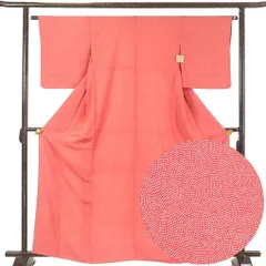 正絹　江戸小紋　紫系　トールサイズ　身幅広め　袷 正絹 江戸小紋 紫系 トールサイズ 身幅広め 袷 - メルカリ