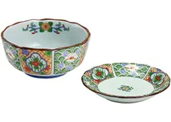 【数量限定】日本製 有田焼 鍋島地紋 小付:Φ9.5x4.4小皿:Φ11.3x2cm マルチ 小付・小皿 ランチャン(Ranchant)