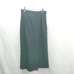 ◇ ⊇◎ nano universe ナノユニバース ロング タイト スカート サイズ38 ネイビー レディース E  【1501230011846】