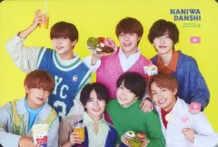 【中古】コレクションカード(男性) なにわ男子/集合(7人)/横型/ファンクラブ会員限定特典 バースデーカード(マルチタッチカード)