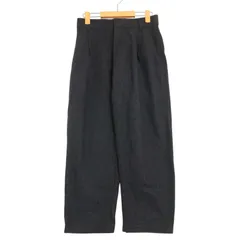+J UNIQLO ユニクロ × ジルサンダー 秋冬 ウールブレンド★ タック パンツ Sz.70 メンズ 灰