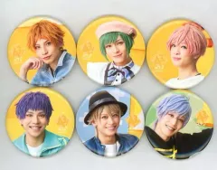 【中古】バッジ・ピンズ 夏組 キービジュアル 缶バッジ6個セット 「Blu-ray/DVD MANKAI STAGE『A3!(エースリー)』ACT2! ～SUMMER 2022～」 アニメイト購入特典