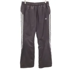 adidas アディダス トレーニング パンツ L ブラウン系 3ライン 裏メッシュ レディース 古着